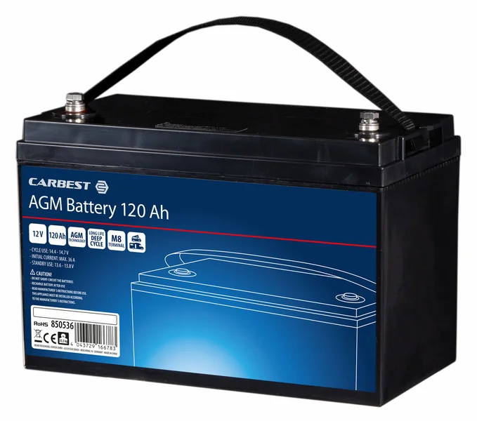 Carbest AGM-Power Line Batterie 120Ah