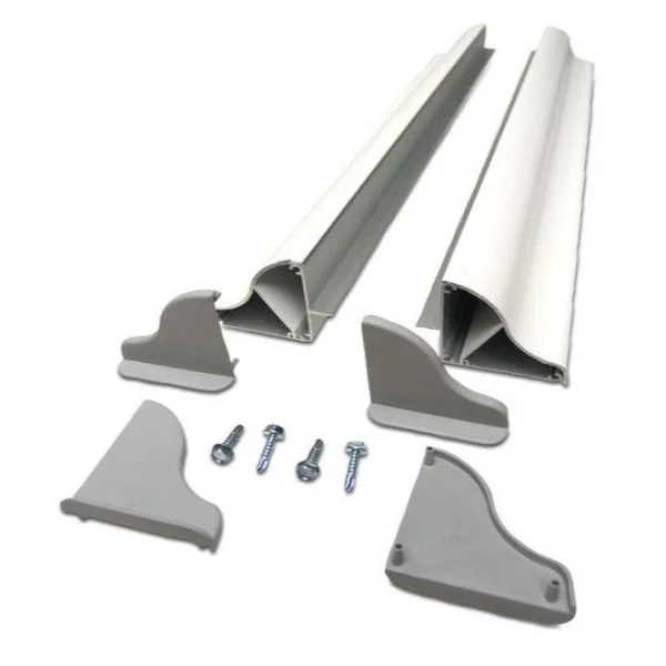 Carbest Aluminium-Spoilerprofil 550 mm für Solarmodule weiß