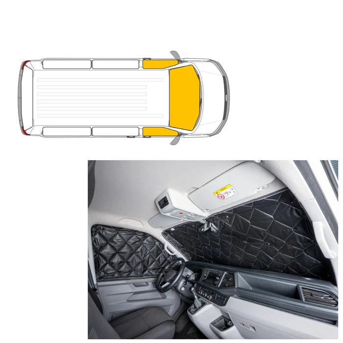 Carbest Premium Thermomatten Blackline Fahrerhaus 3-tlg Opel / Peugeot ab 2017