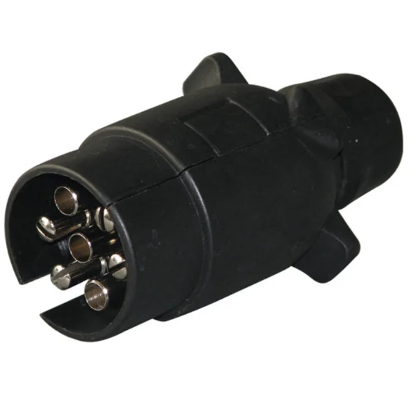 Carbest Wohnwagenstecker 7-polig aus Kunststoff SB