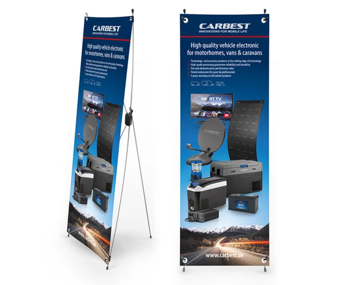 Carbest X-Banner – Englisch