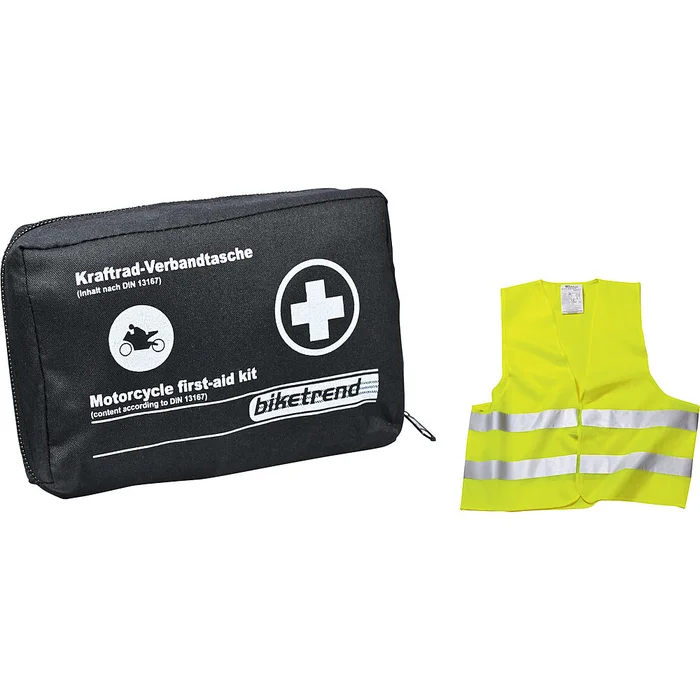 CarComfort Mini Verbandstasche und Warnweste