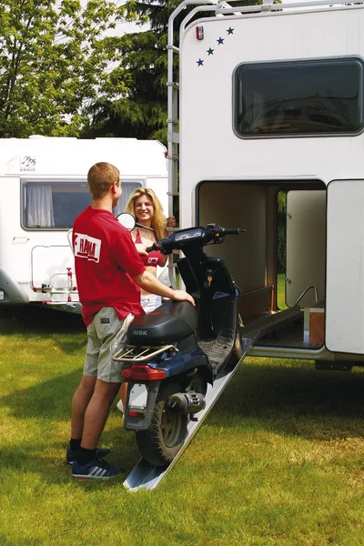 Carry Motorrad Auffahrschiene