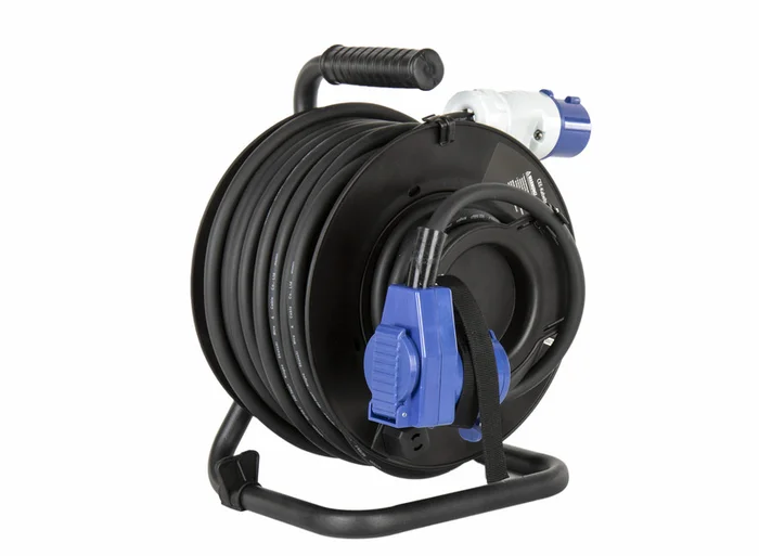 CEE-Kabeltrommel H07RN-F 3G2,5mm2 – 25 m Winkelkupplung