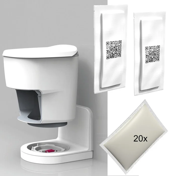 Clesana Toilette C1 L-Adapter SET – Folienliner / Absoberbeutel