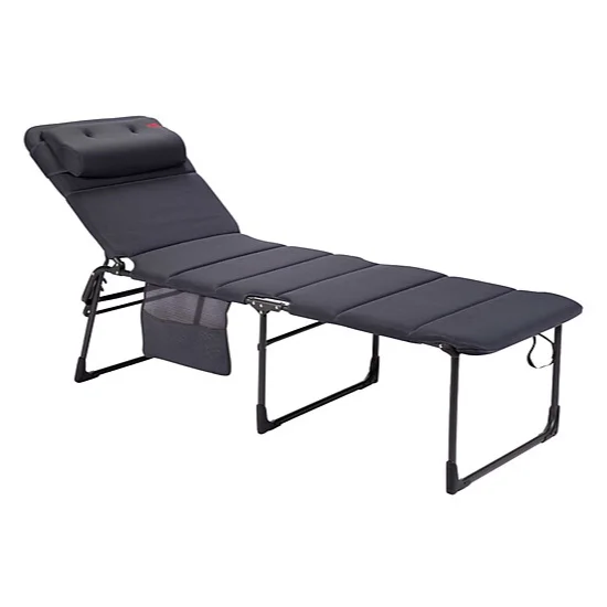 Crespo Dreibeinliege Air-Deluxe Alu, grau