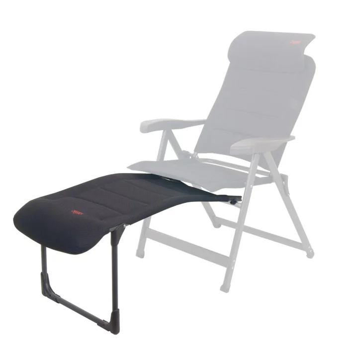 Crespo Fußauflage Air Deluxe gepolstert, schwarz