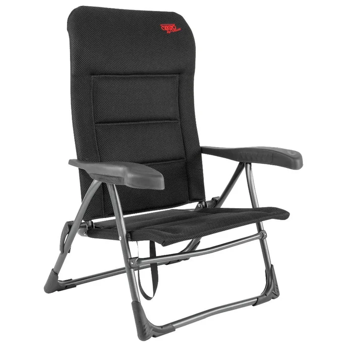 Crespo Strandstuhl Air Deluxe, schwarz