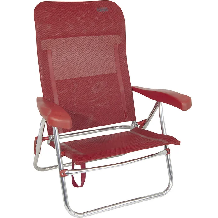 Crespo Strandstuhl Beach Chair rot