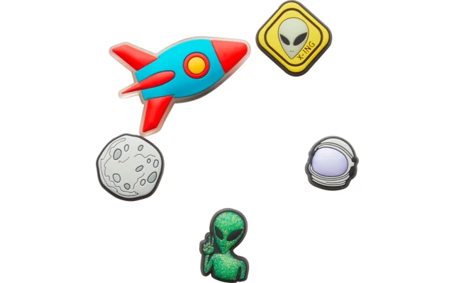 Crocs Jibbitz Outerspace Schuhanstecker 5er-Pack