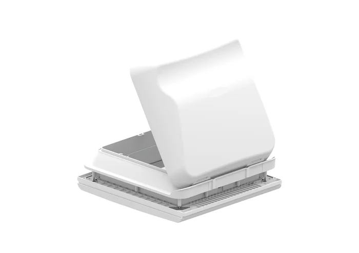 Dachhaube VENT 28 F mit aerodynamischer Form – Weiß