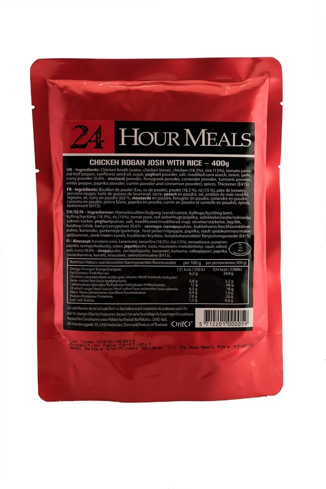 Det verkar som att du har skickat en maträtt, Kyckling Rogan Josh, som inte direkt relaterar till campingutrustning. Om du vill