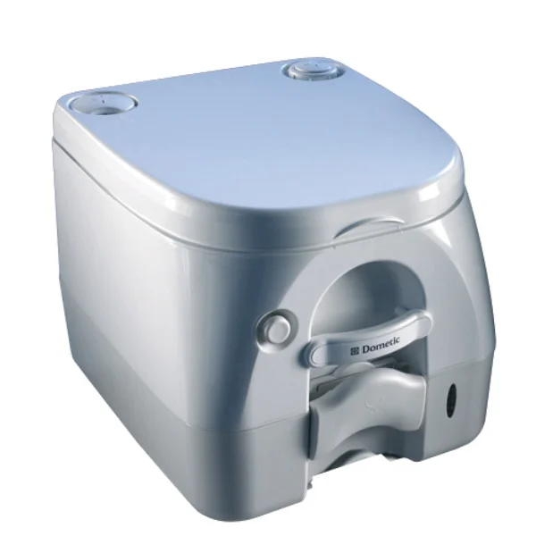 Dometic 972 Portable Toilette, Höhe 31,7 cm weiß/grau