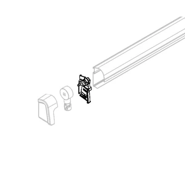 Dometic Endplatte links für PW 1100 (Nr. 4470000826)