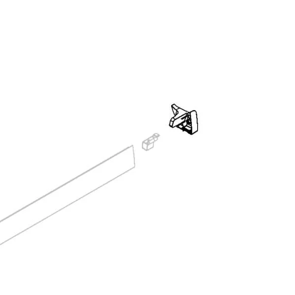 Dometic Frontblendenendkappe rechts weiß für PW 1100 (Nr. 4453000921)