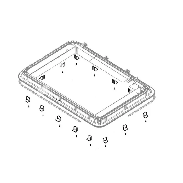 Dometic Montageset Midi Heki/Style für Dachstärke 25-29 mm (Nr. ZUB 1376)