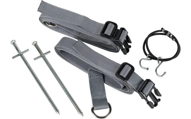 Dometic Sturmbandset für Vorzelte 4-teilig bestehend aus 2 Sturmbändern und 2 Heringen