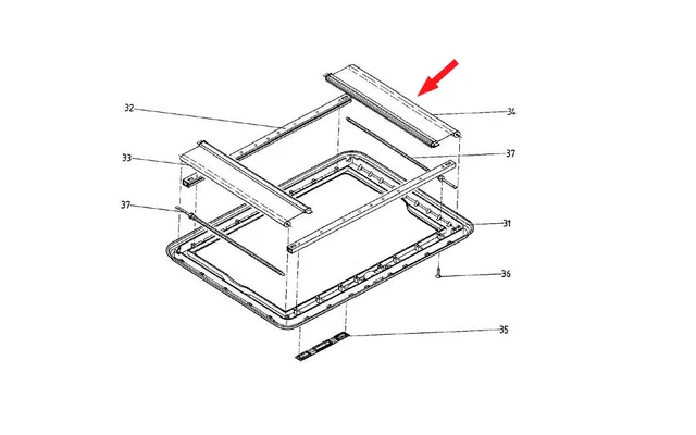 Dometic Verdunkelungsrollo passend zu Heki 1