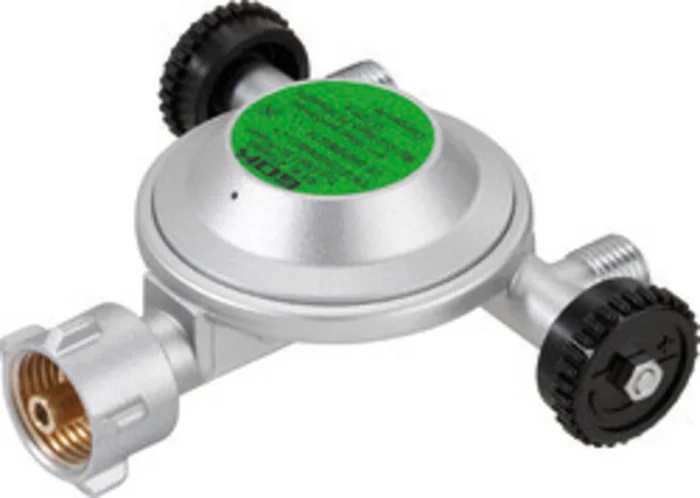 Druckregler mit 2 Abgängen – 50 mbar