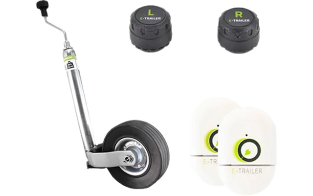 E-Trailer Sicherheitspaket Wohnwagen zur Überprüfung von Reifendruck / Stützlast / geöffneter Fenster