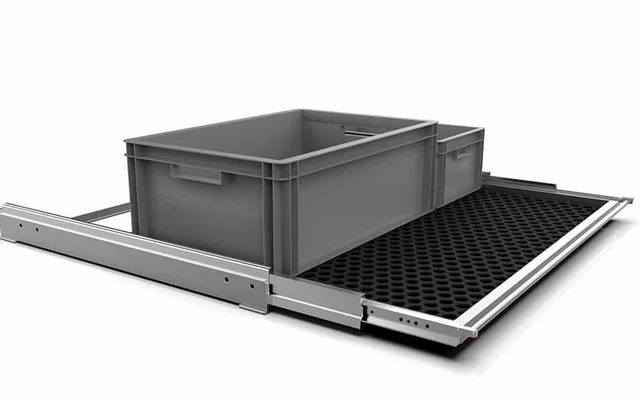 easygoinc. vanlife.module SLIDEOUT Heckauszug gesamte Breite für VW T7 Multivan