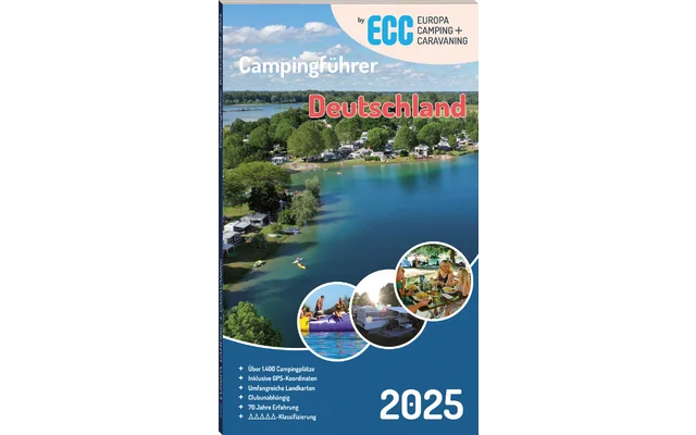 ECC Europa Camping Caravaning Campingführer Deutschland 2025 Sprache Deutsch