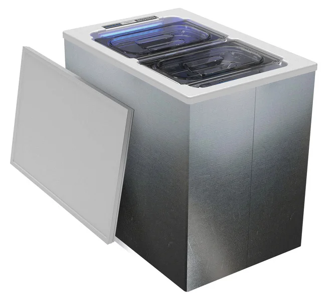 Einbau-Kompressor Toploader TL43 – Grau – 40 l