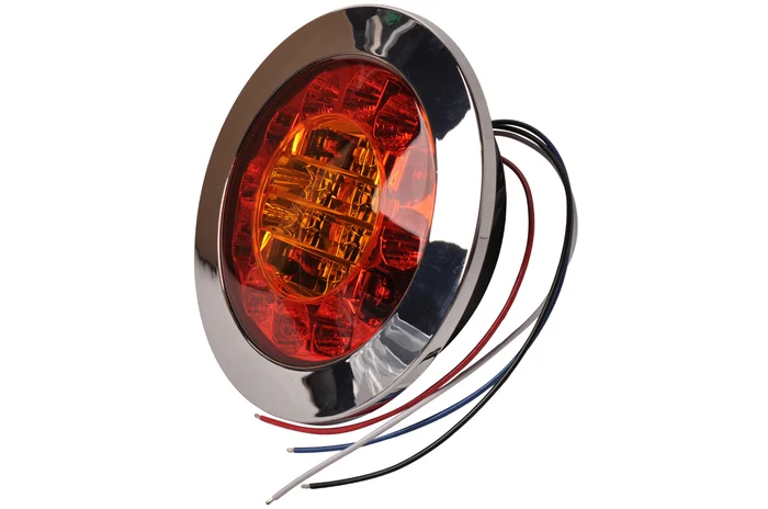 Einbau Rückleuchte aus Chrom 155,4×42,7 mm