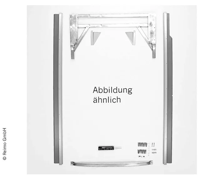 Einbaurahmen Mercedes Sprinter kurzer Radstand für Serienflachdach – Mit Fahrerhausausschnitt