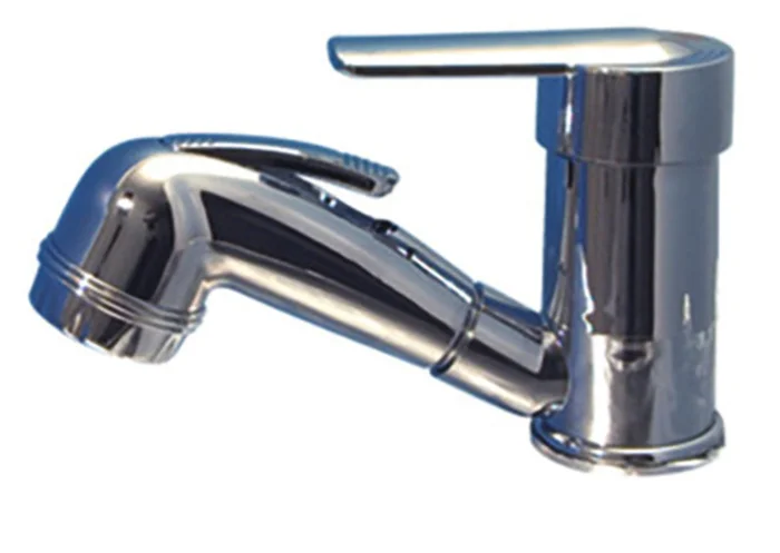 Einhebelmischer Parma mit ausziehbarer Hebeldusche – Mit Schalter