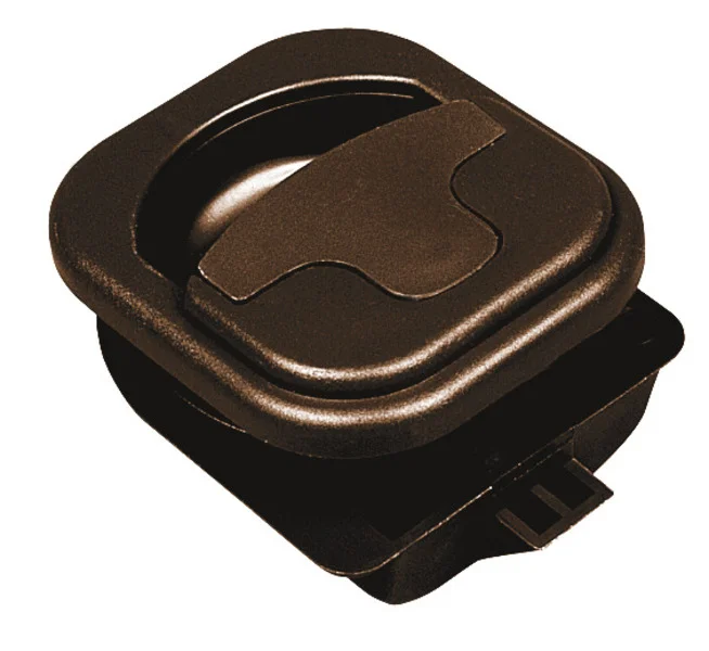 Einlassmuschel gewölbt – Braun – Lose