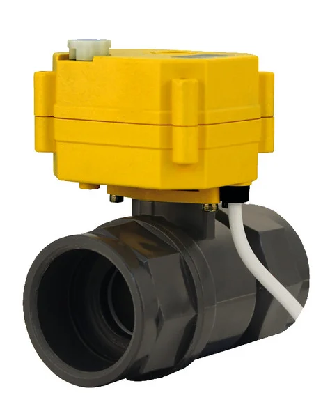 Elektrisches Kugelhahnventil 1″ – 40 mm – Kunststoff