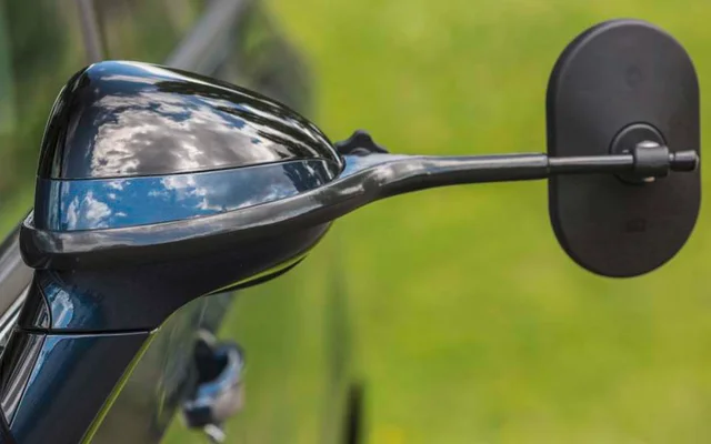 Emuk Wohnwagenspiegel für Nissan Qashqai (Facelift 2014) ab 01/13-05/21, M Juke ab 01/15-11/19, X-Trail ab 07/14-08/22, Navara 4te Gen. ab 2015, Renault Alaskan ab 09/17