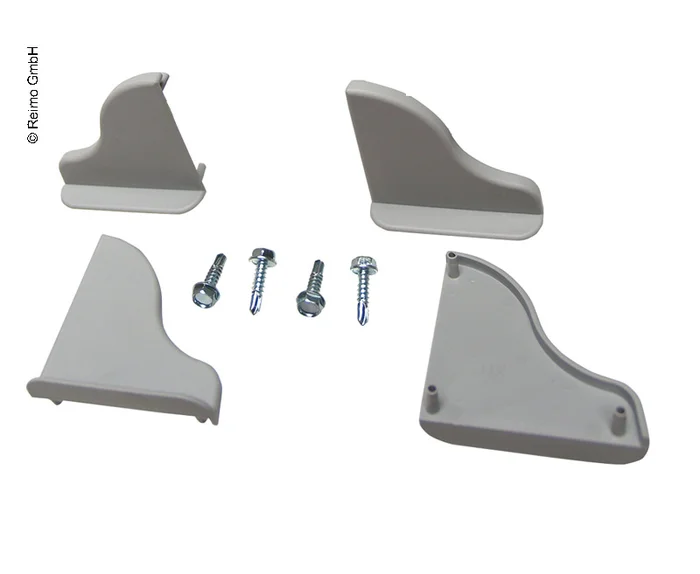 Endkappen – Grau – 1 Paar