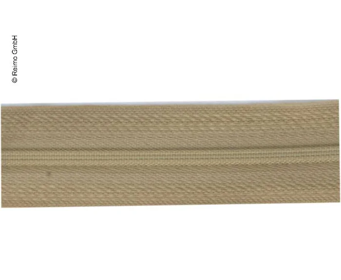 Endlos Reißverschluss als Meterware in beige, 2,5cm breit
