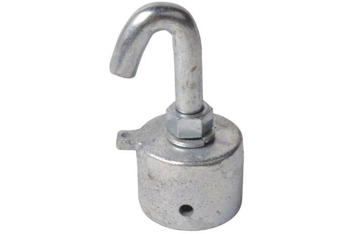 Endstück für Bruststange Pferdeanhänger 53×43 mm – Rundhaken