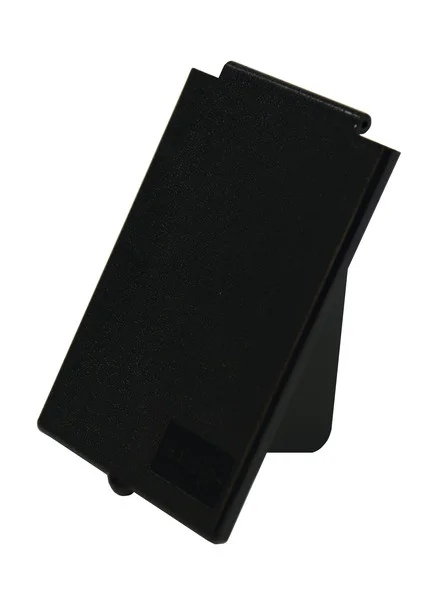 Ersatzdeckel für CEE-Eingangssteckdose – Rechteckig – Schwarz