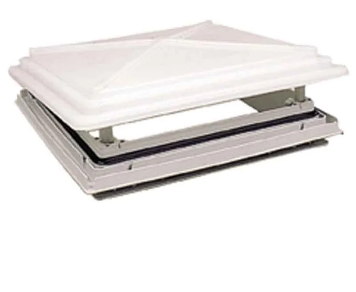 Ersatzglas für Dachhaube 50 x 50 cm – Opal