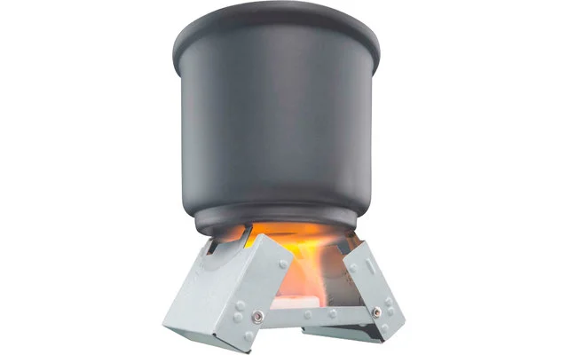 Esbit Taschenkocher mit Windschutzfunktion inkl. Trockenbrennstoff-Tabletten