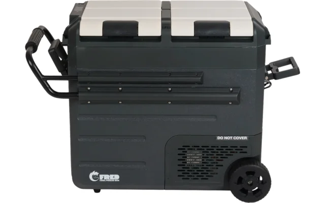 Eurom Big Fred Kompressor Kühlbox Dual Zone mit Rollen 12/24/230V 58 Liter