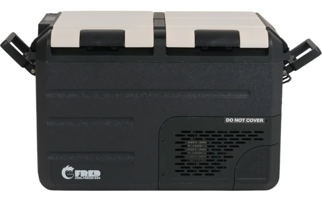 Eurom Double Fred Kompressor Kühlbox Dual Zone mit Tiefkühlfunktion 12/24/230V 38 Liter