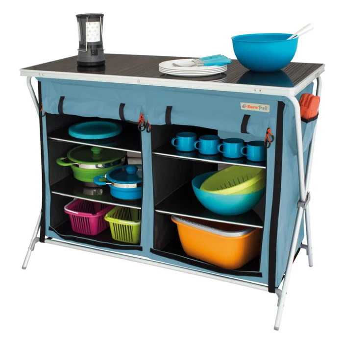 EuroTrail Campingschrank Brocas, hellblau