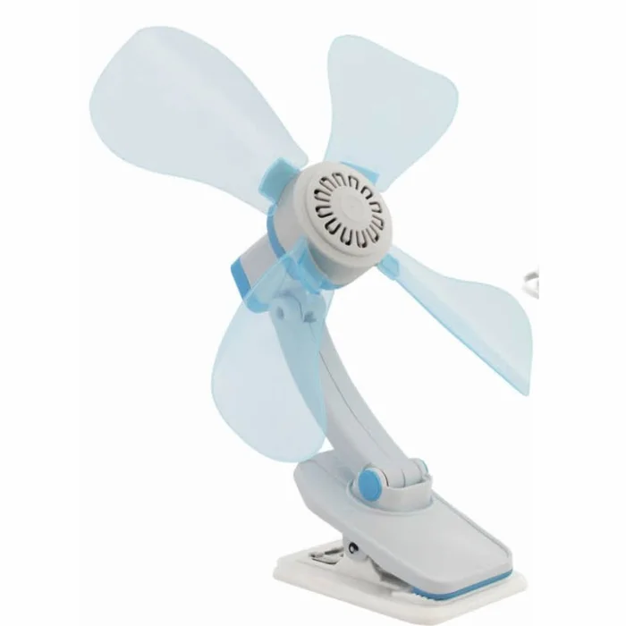 Eurotrail Klammer-Ventilator, 12 Volt, blau