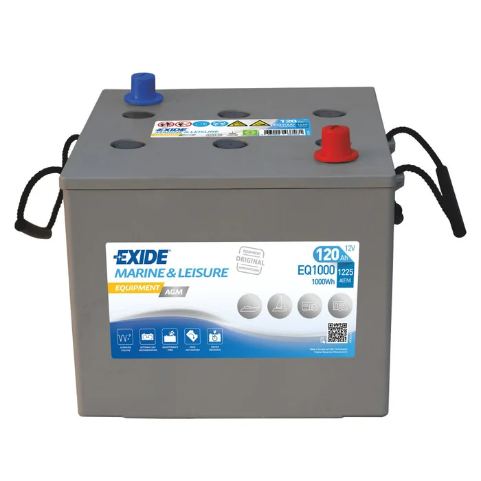 EXIDE Batterie Equipment AGM EQ1000 – 120 Ah
