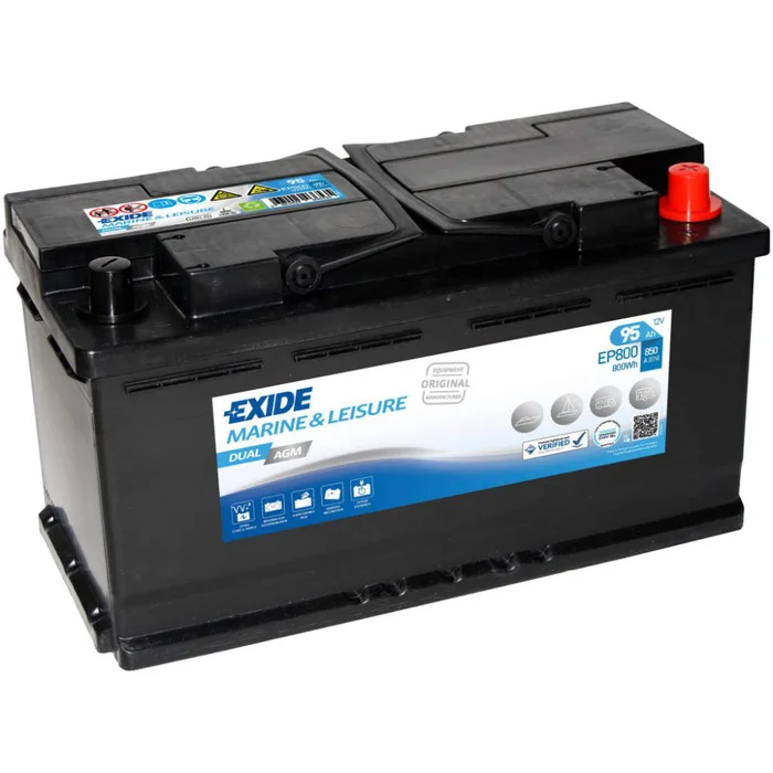 Exide Dual AGM EP 800 – 92 Ah