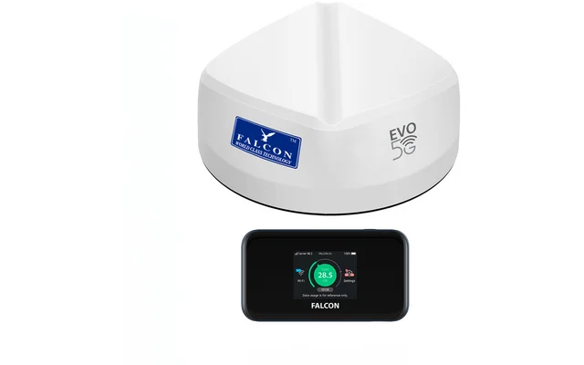 Falcon EVO 5G LTE Internet Dachantenne mit mobilem 1800 Mbit/s 5G Cat 22 Router