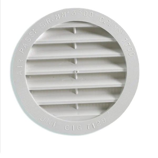 Fawo Lüftungsgitter rund – Durchm. 80 mm, weiß