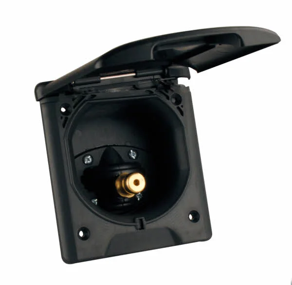 Fawo Wasser-Steckdose schwarz City-Wasseranschluss