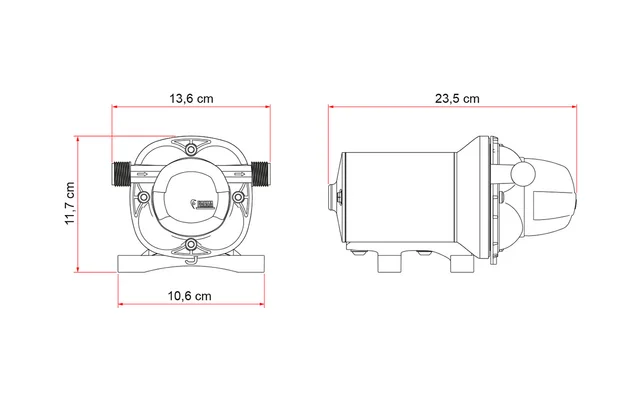 Fiamma Aqua F Selbstansaugende Membranwasserpumpe 12 V