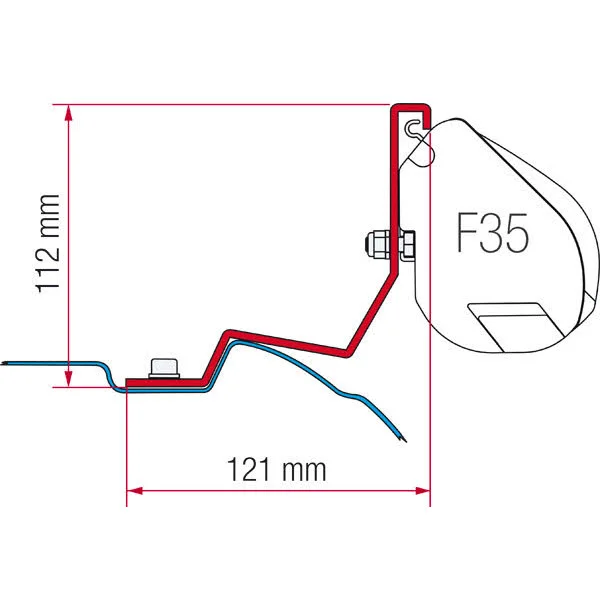 Fiamma Kit F35 für Mercedes Viano/Vito/Marco Polo